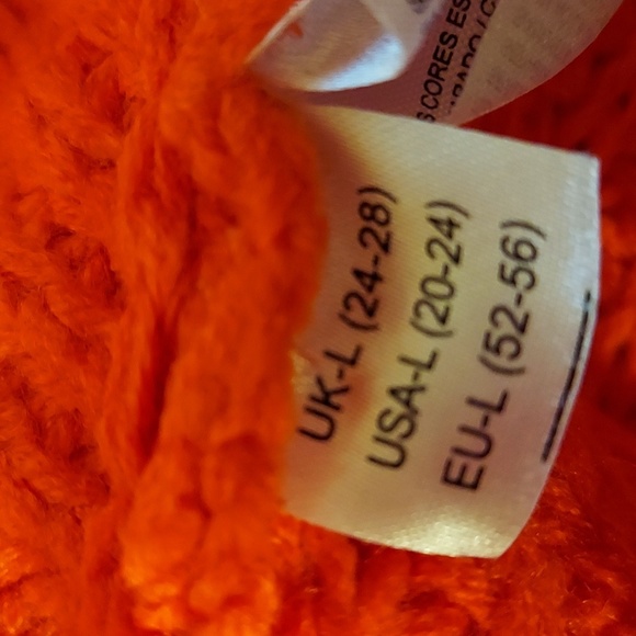 New Beautiful Orange Dropped Sleeve Shrug - Picture 7 of 7